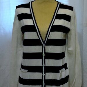 Black and White stripped cardigan